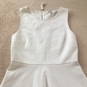 Beautiful J. Crew winter white sleeveless Too